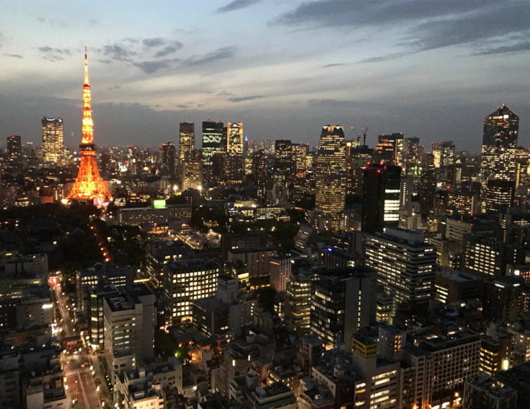 東京タワーのある夜景