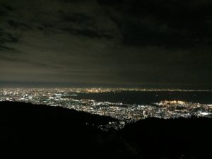 六甲から見る大阪の夜景