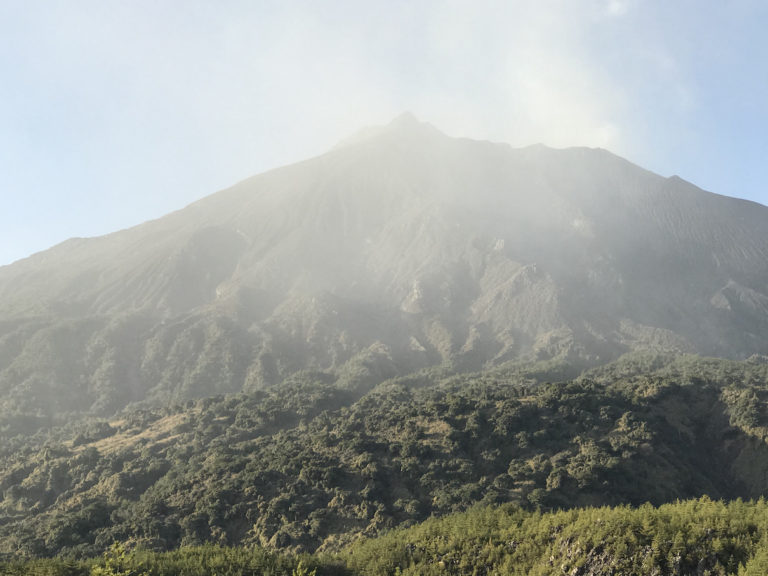 桜島近景