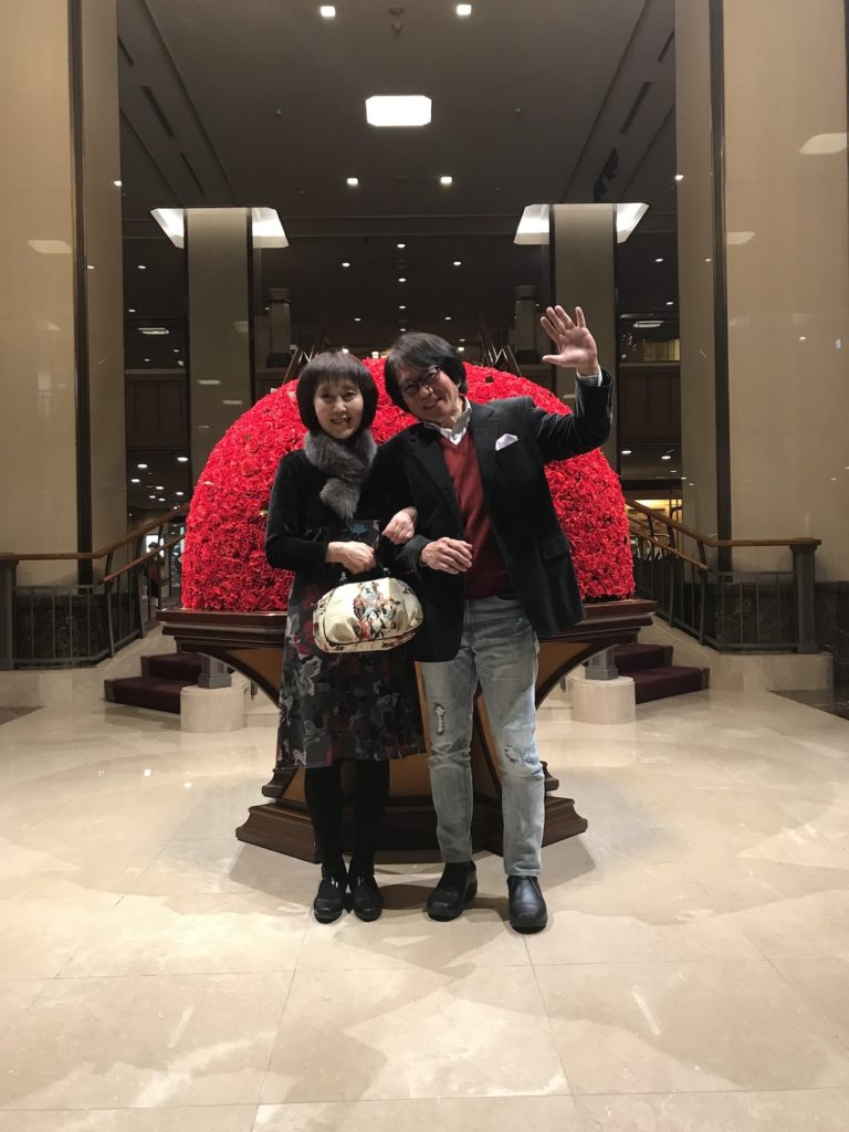 帝国ホテルのロビー装花