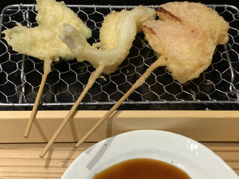 りんごの天ぷら